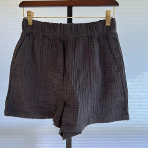 Madewell High Waist Shorts in Dark Gray. NWOT